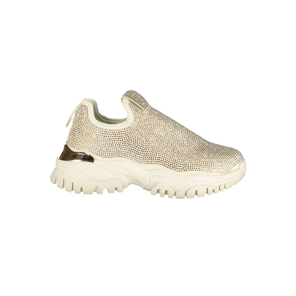 Laura Biagiotti Beige Polyurethane Sneakers