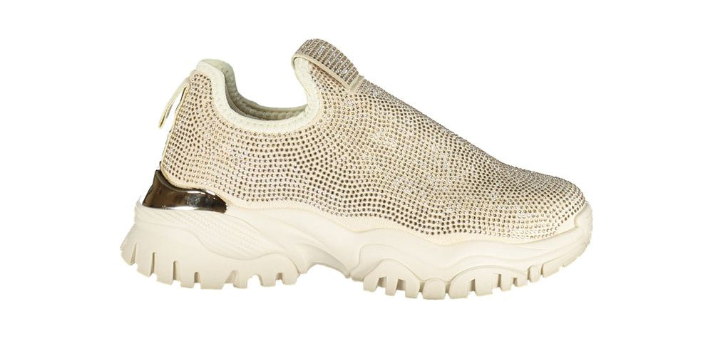 Laura Biagiotti Beige Polyurethane Sneakers