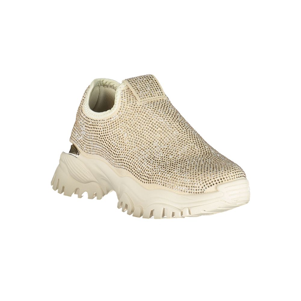 Laura Biagiotti Beige Polyurethane Sneakers
