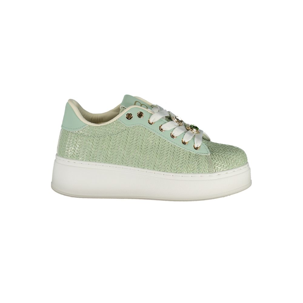 LAURA BIAGIOTTI Beige Polyester Polyurethane Sneaker