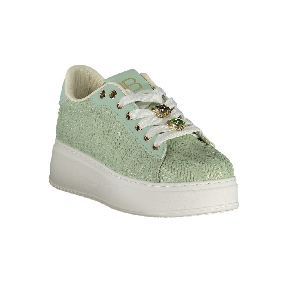 LAURA BIAGIOTTI Beige Polyester Polyurethane Sneaker