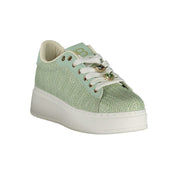 LAURA BIAGIOTTI Beige Polyester Polyurethane Sneaker