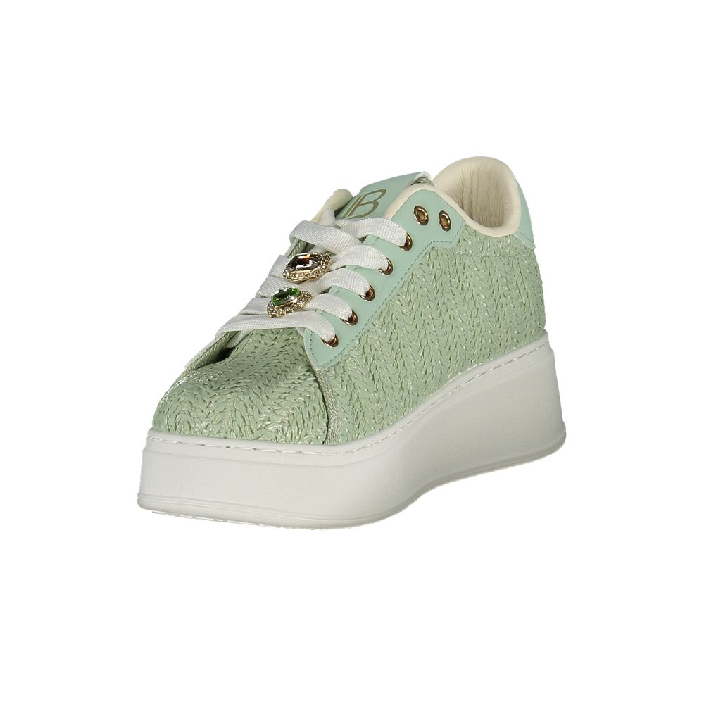 LAURA BIAGIOTTI Beige Polyester Polyurethane Sneaker