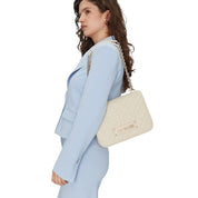 Love Moschino Beige Polyurethane Small Handbag