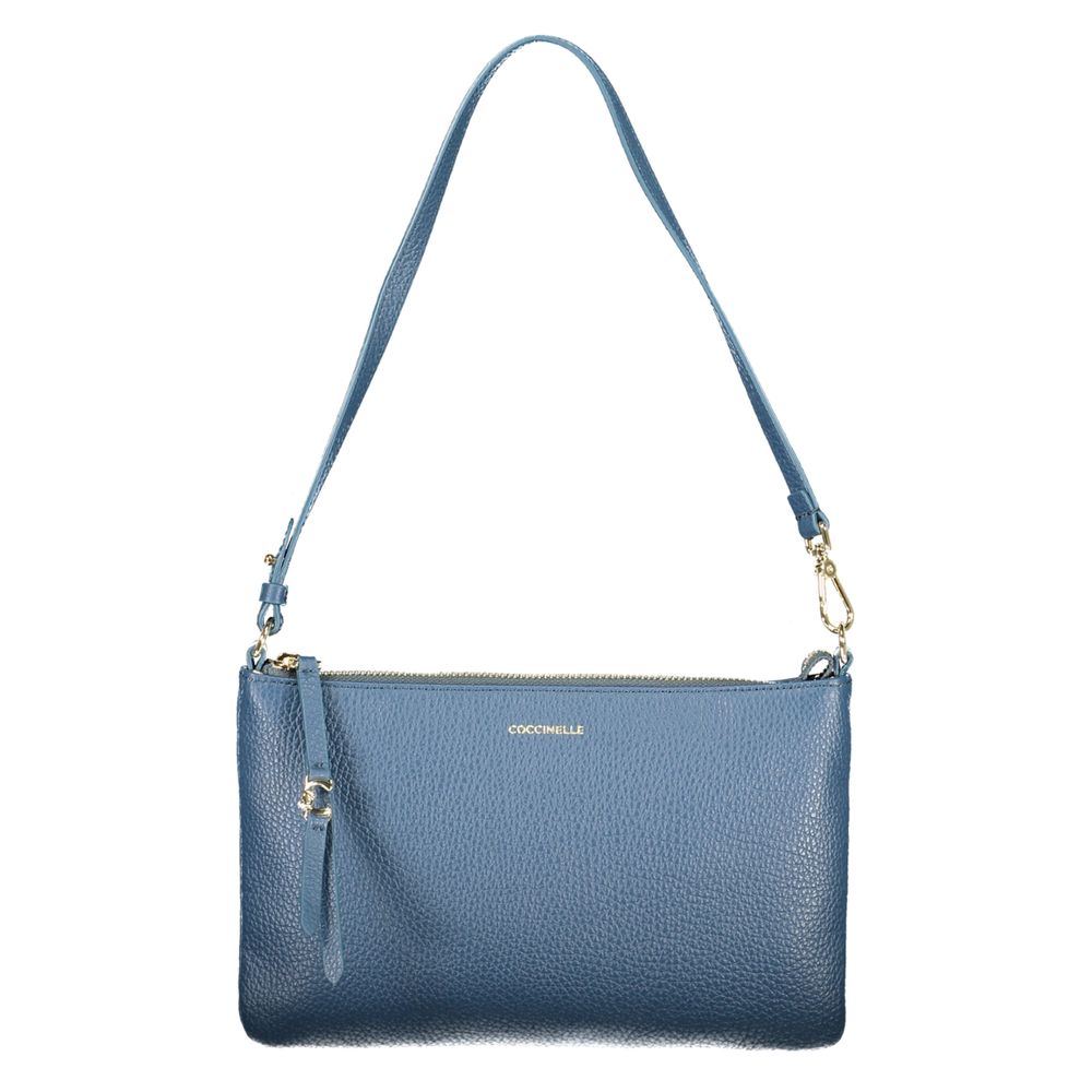 Coccinelle Blue Pelle Leather Handbag