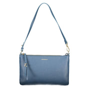 Coccinelle Blue Pelle Leather Handbag