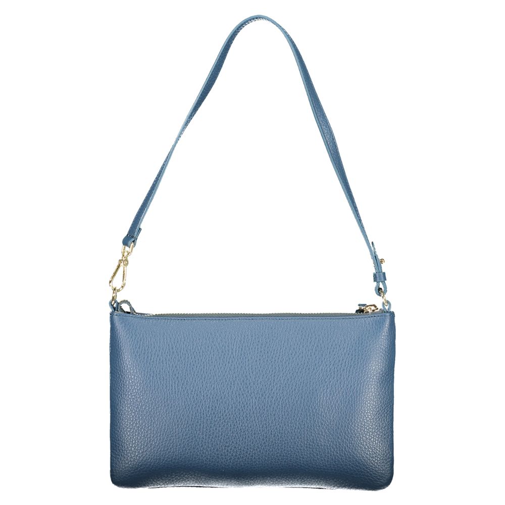 Coccinelle Blue Pelle Leather Handbag
