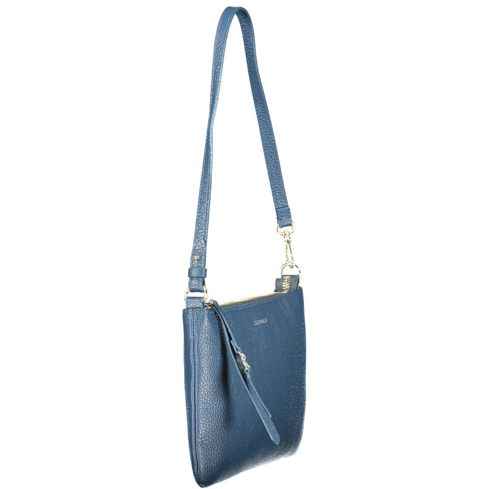 Coccinelle Blue Pelle Leather Handbag
