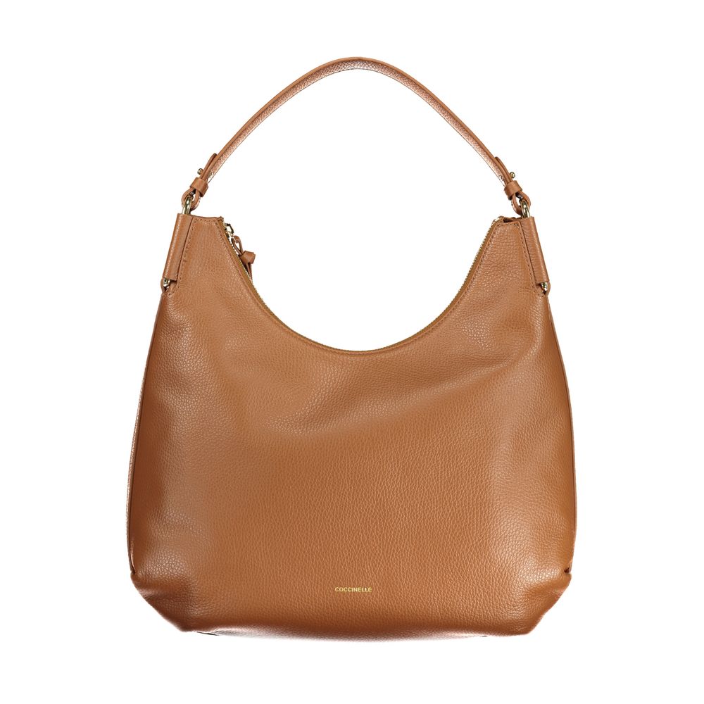 Coccinelle Marrone Leather Handbag