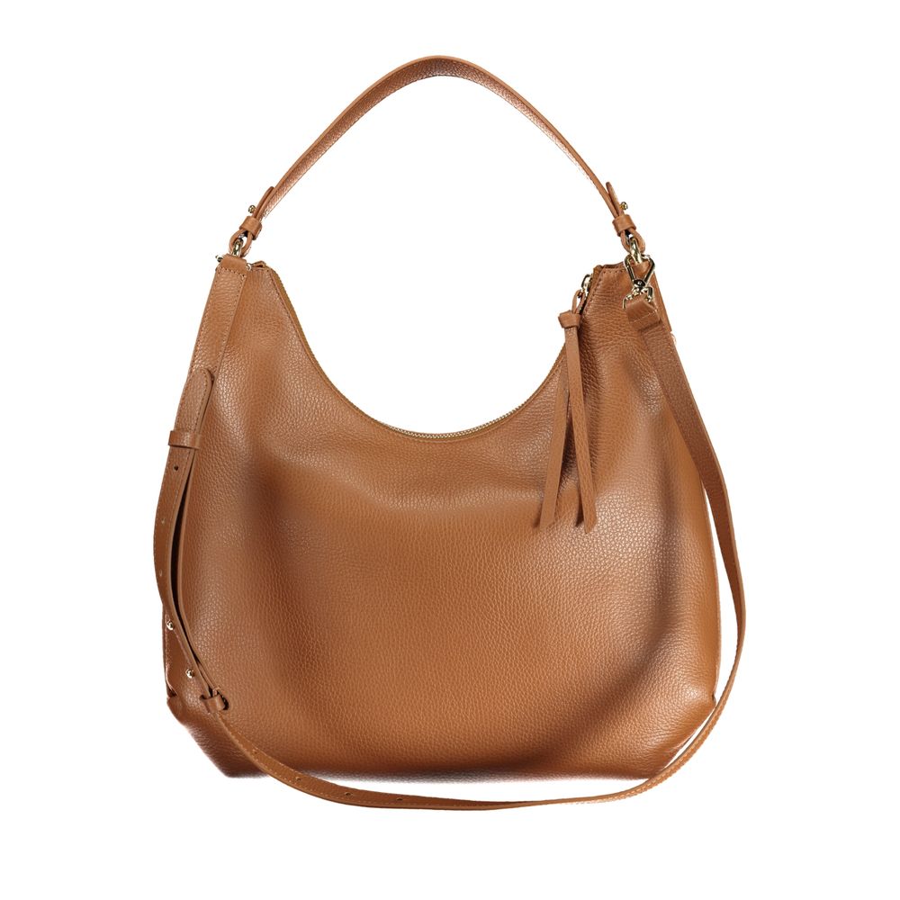 Coccinelle Marrone Leather Handbag