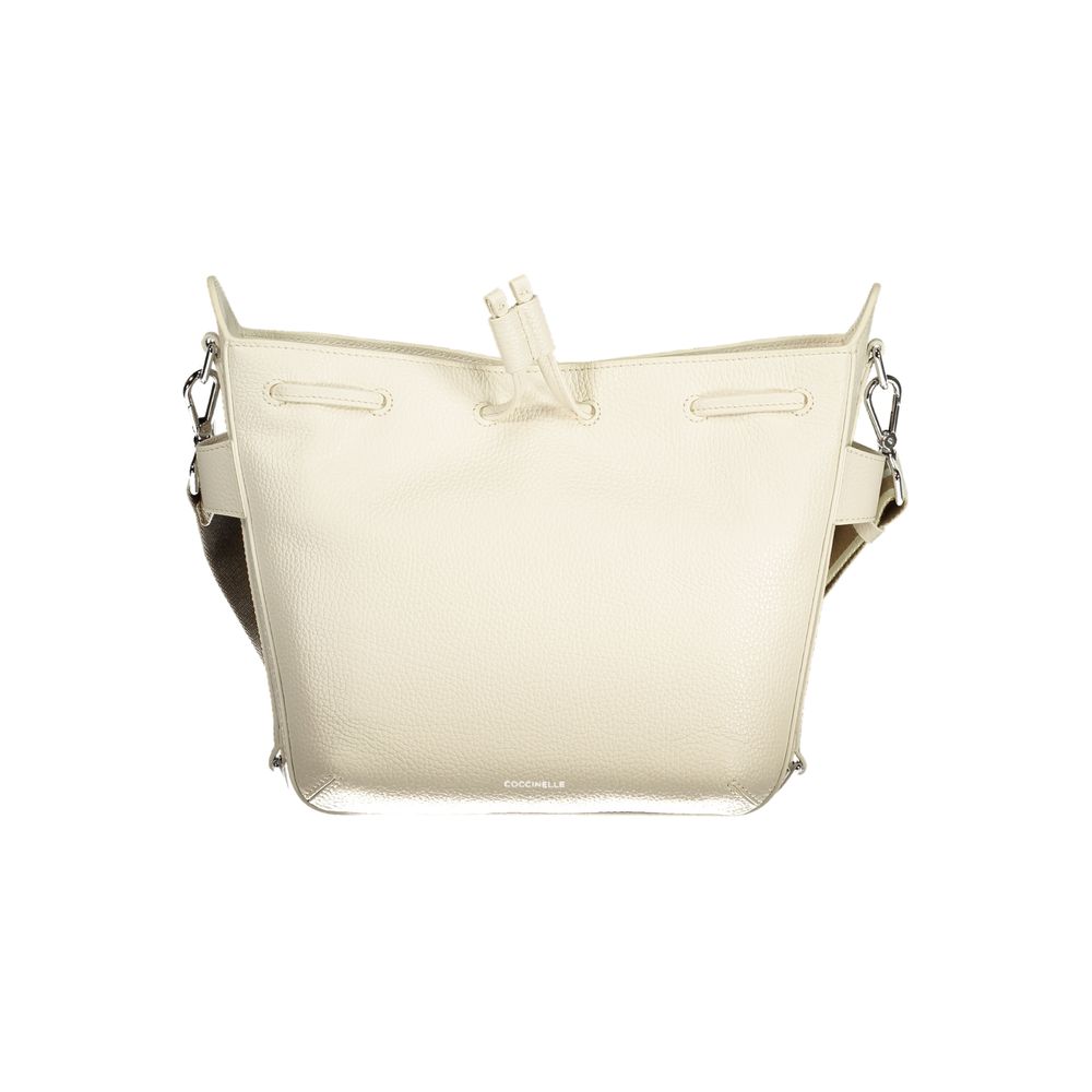 Coccinelle White Leather Handbag