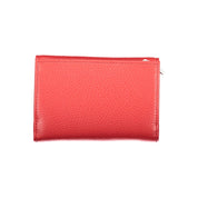 Coccinelle Rosso Metallic Leather Wallet
