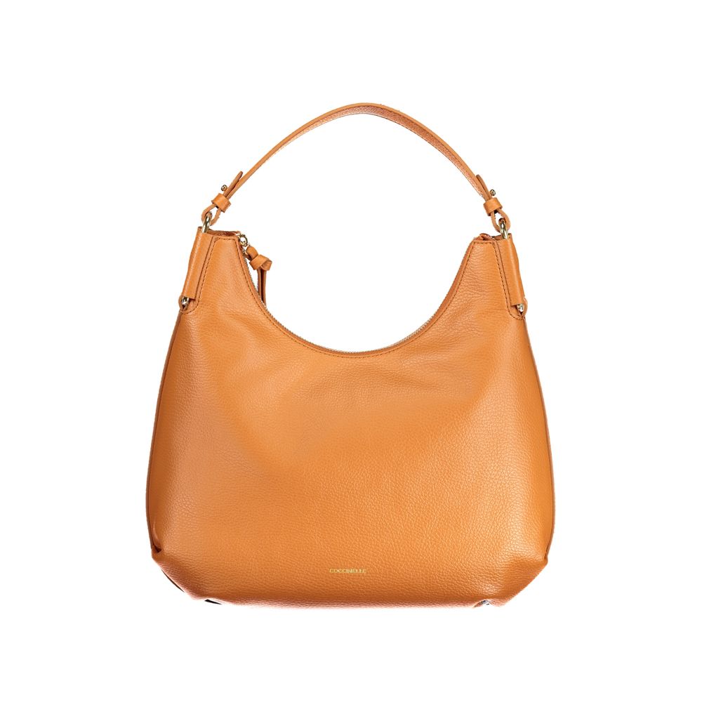 Coccinelle Arancione Leather Handbag
