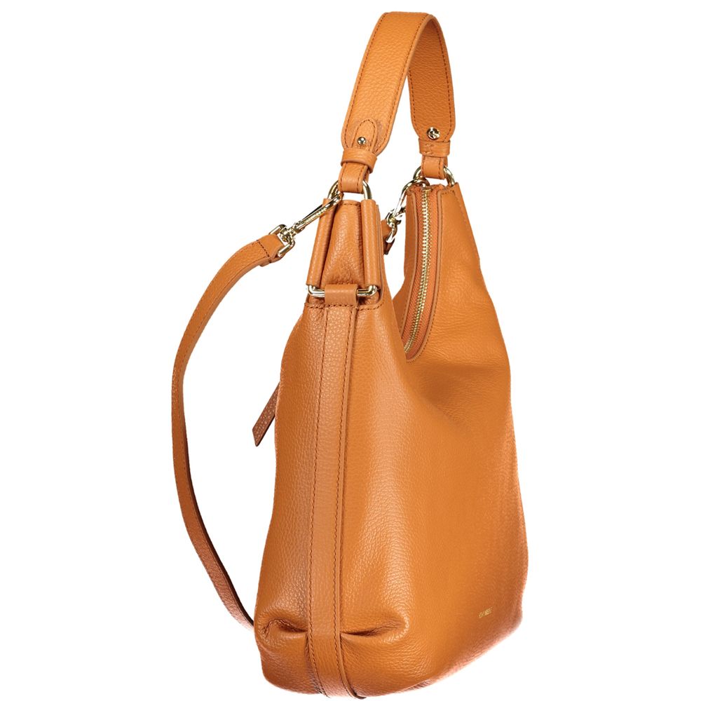 Coccinelle Arancione Leather Handbag
