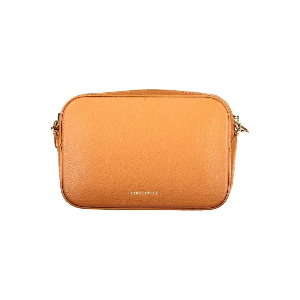 Coccinelle Arancione Leather Handbag