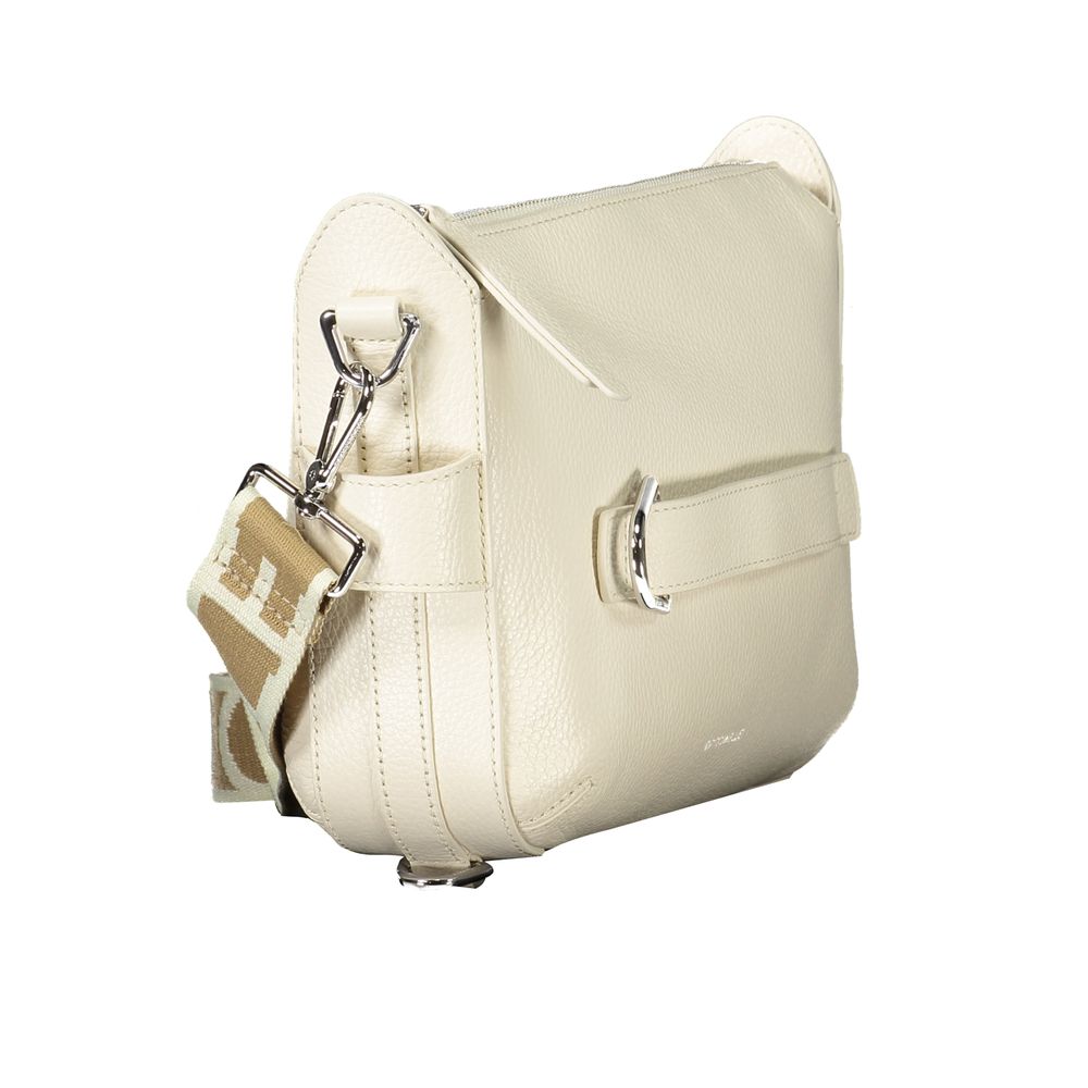 Coccinelle Bianco Leather Handbag