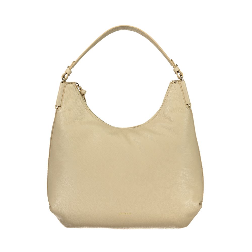 Coccinelle Beige Leather Handbag