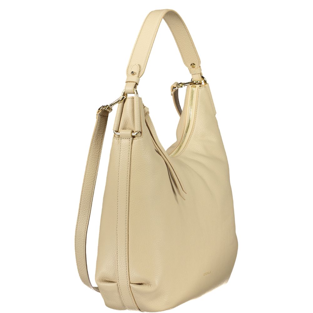 Coccinelle Beige Leather Handbag