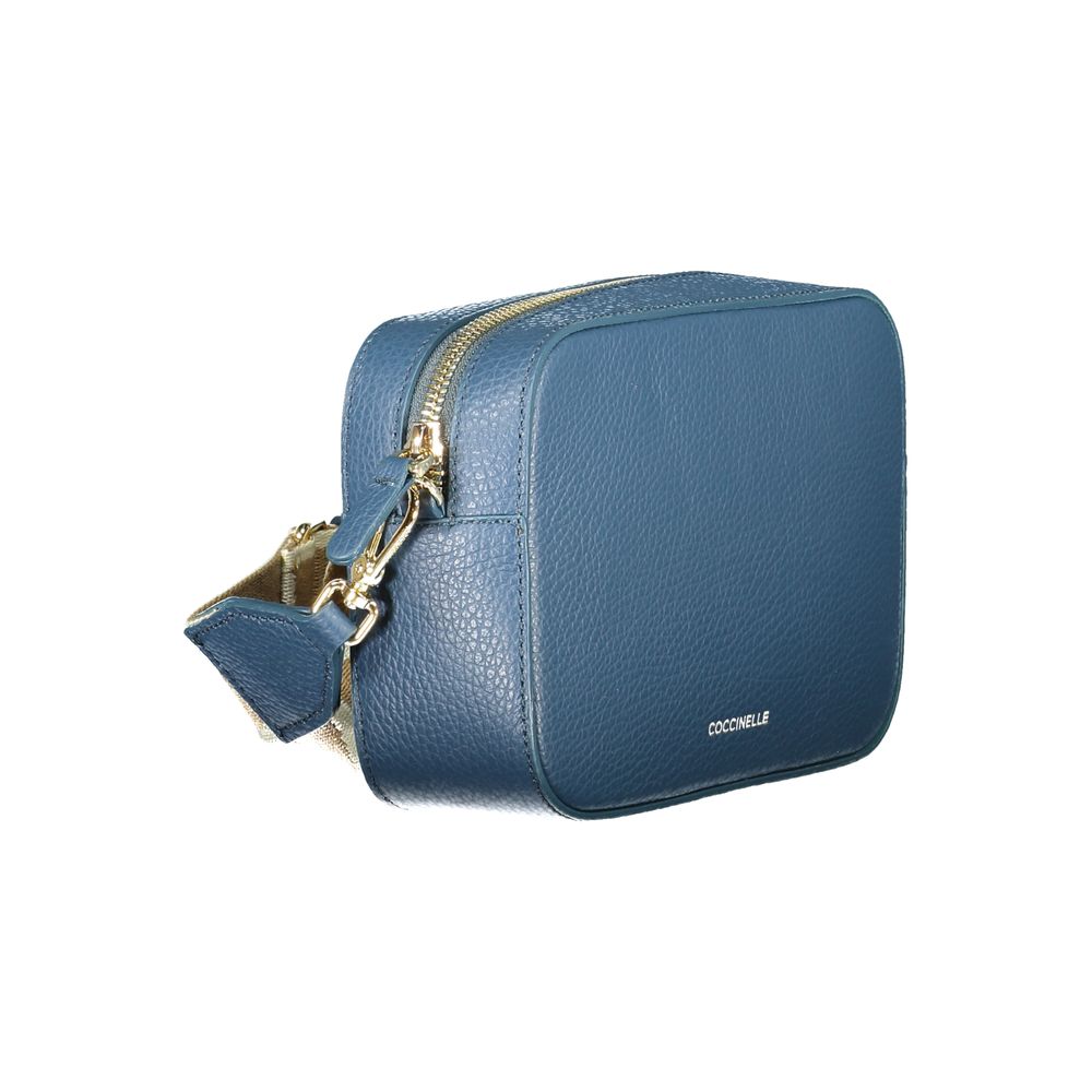 Coccinelle Blue Leather Handbag