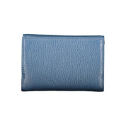 Coccinelle Blue Metallic Leather Wallet