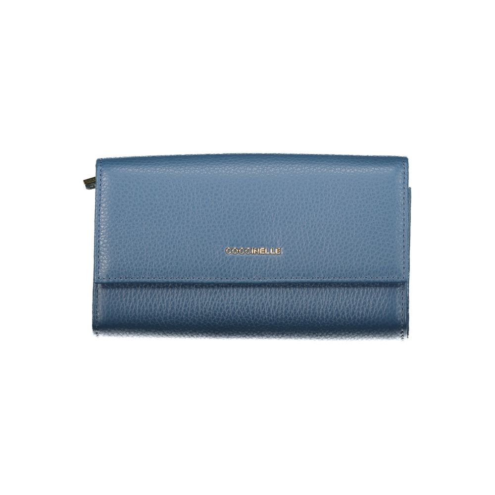 Coccinelle Blue Leather Wallet