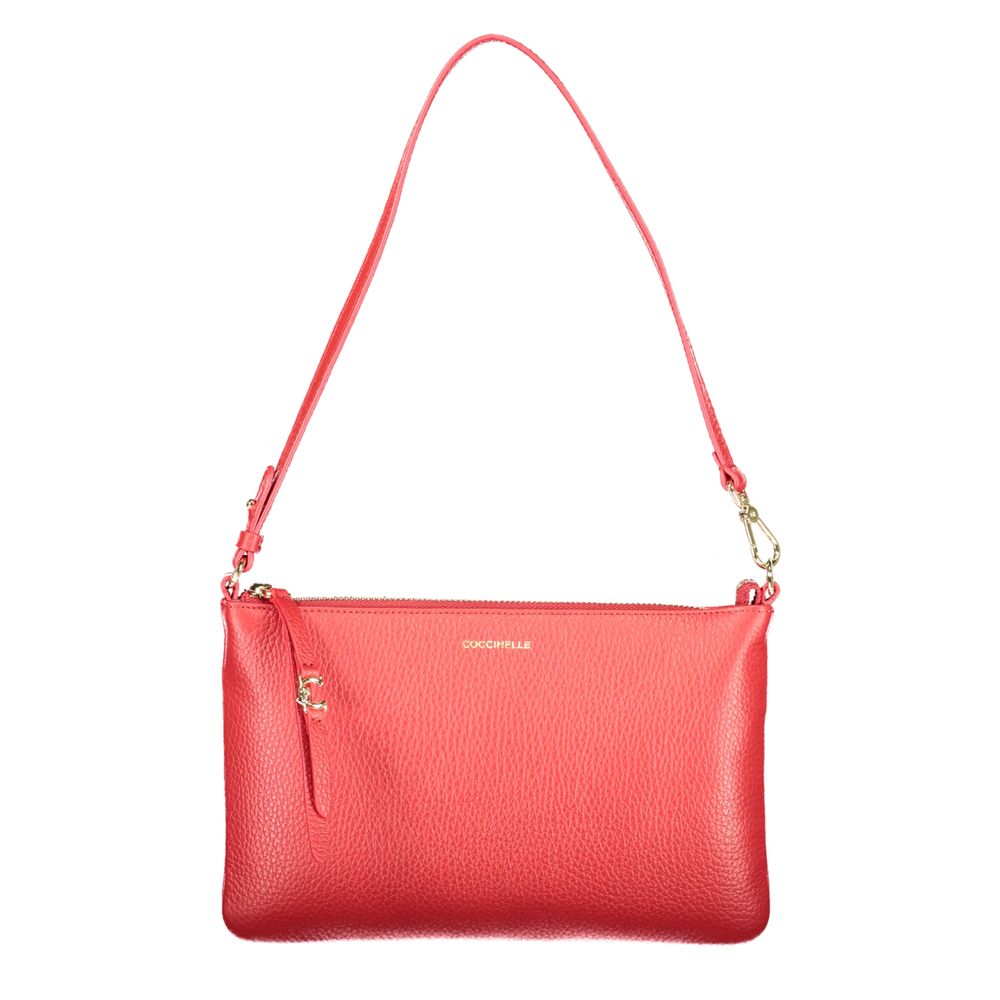 Coccinelle Rosso Leather Handbag