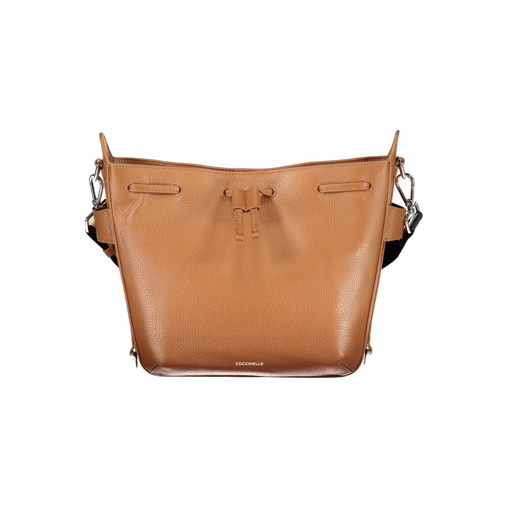 Coccinelle Marrone Pelle Leather Handbag