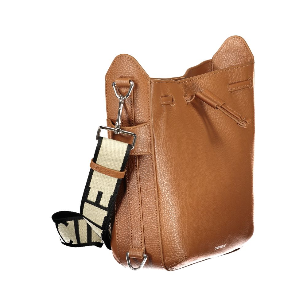 Coccinelle Marrone Pelle Leather Handbag
