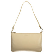 Coccinelle Beige Pelle Leather Handbag