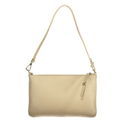 Coccinelle Beige Pelle Leather Handbag