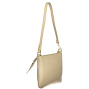 Coccinelle Beige Pelle Leather Handbag