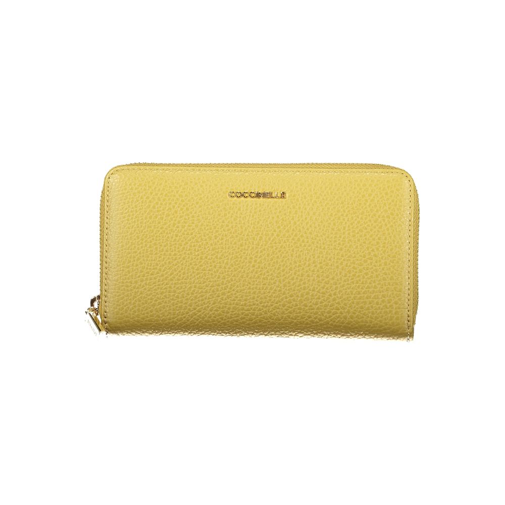 Coccinelle Verde Metallic Pelle Wallet
