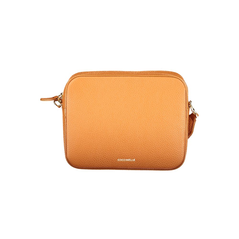 Coccinelle Arancione Leather Handbag