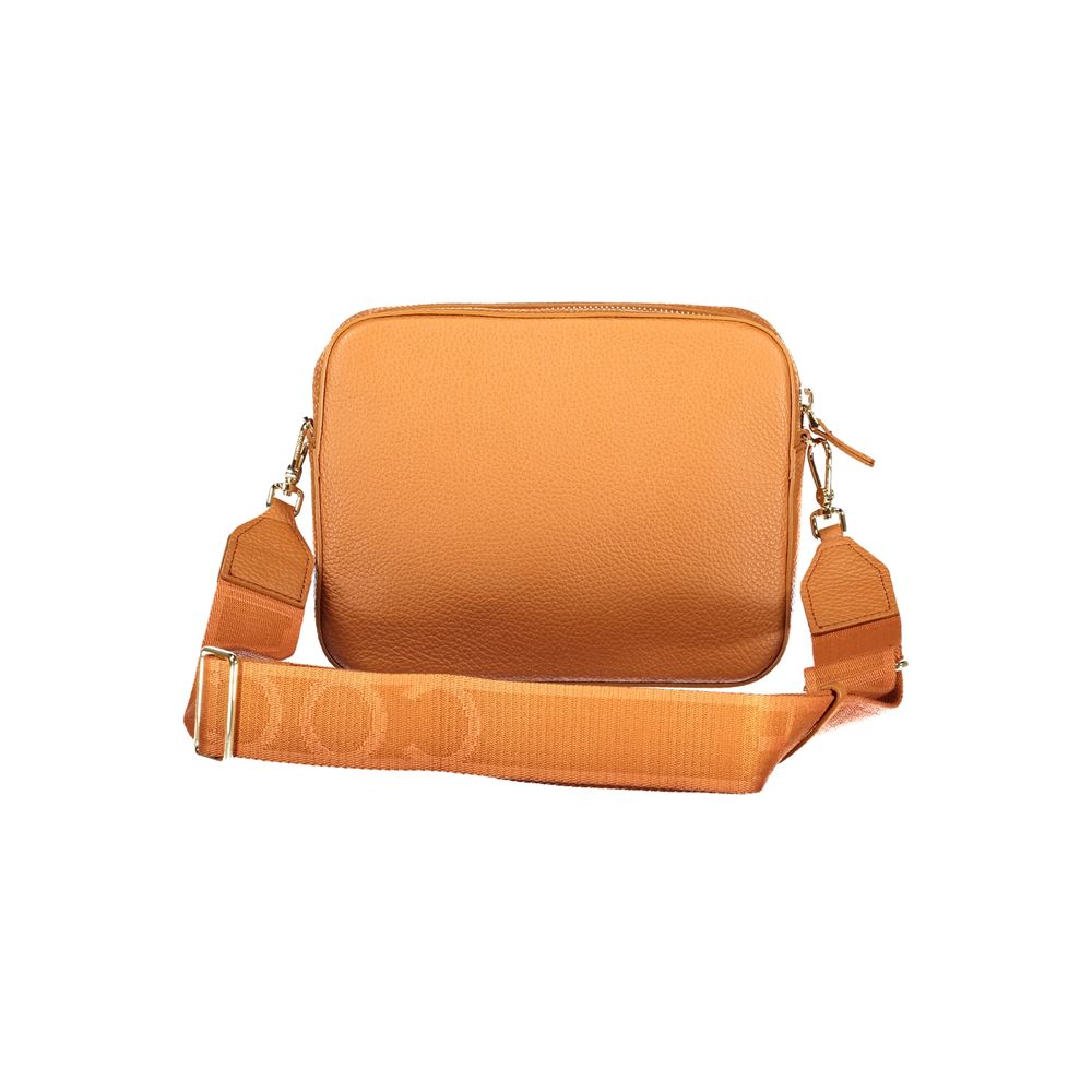 Coccinelle Arancione Leather Handbag