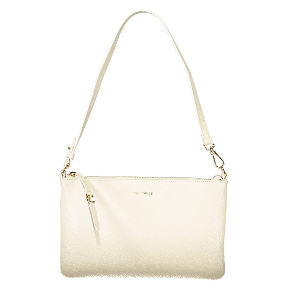 Coccinelle Bianco Leather Handbag