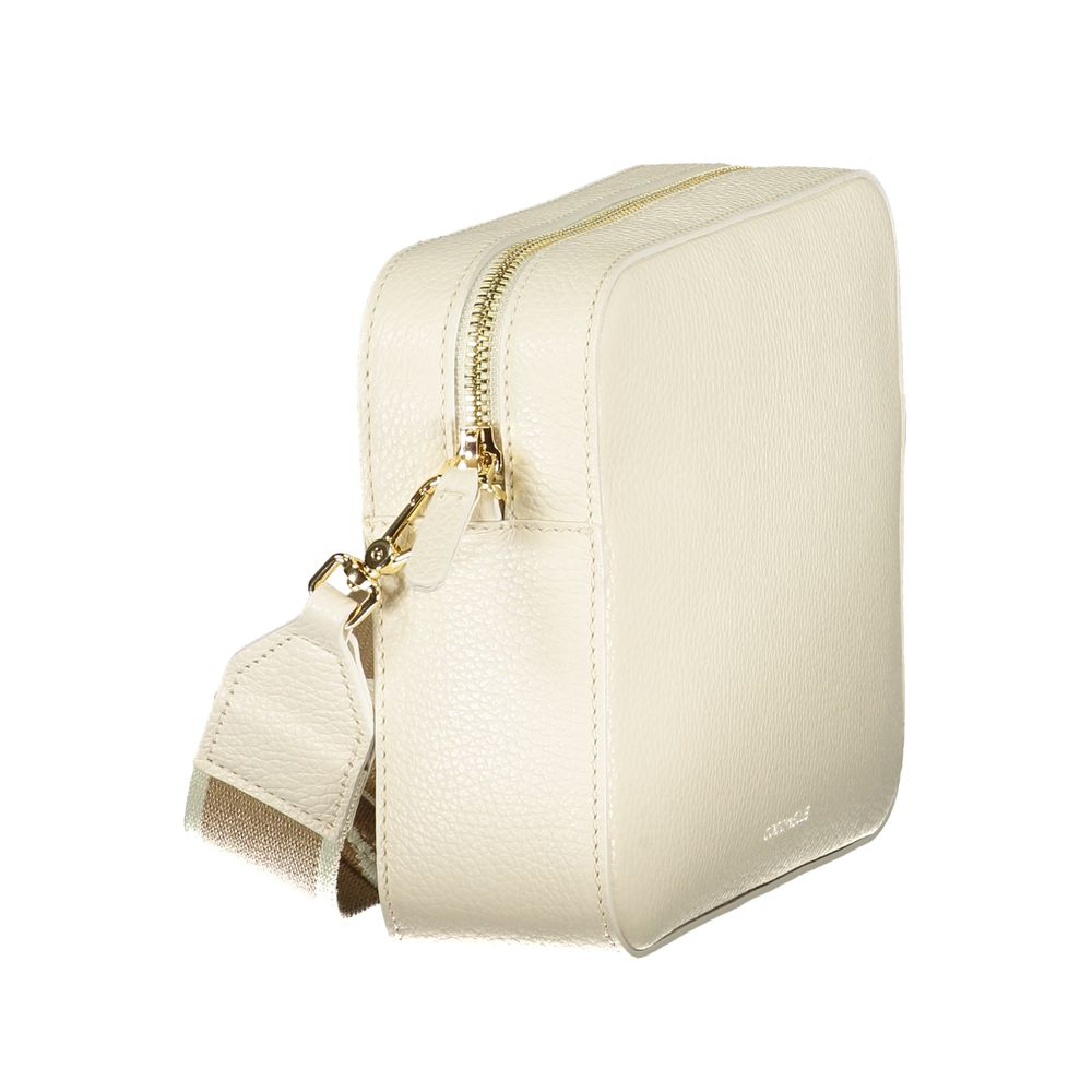 Coccinelle Bianco Leather Handbag