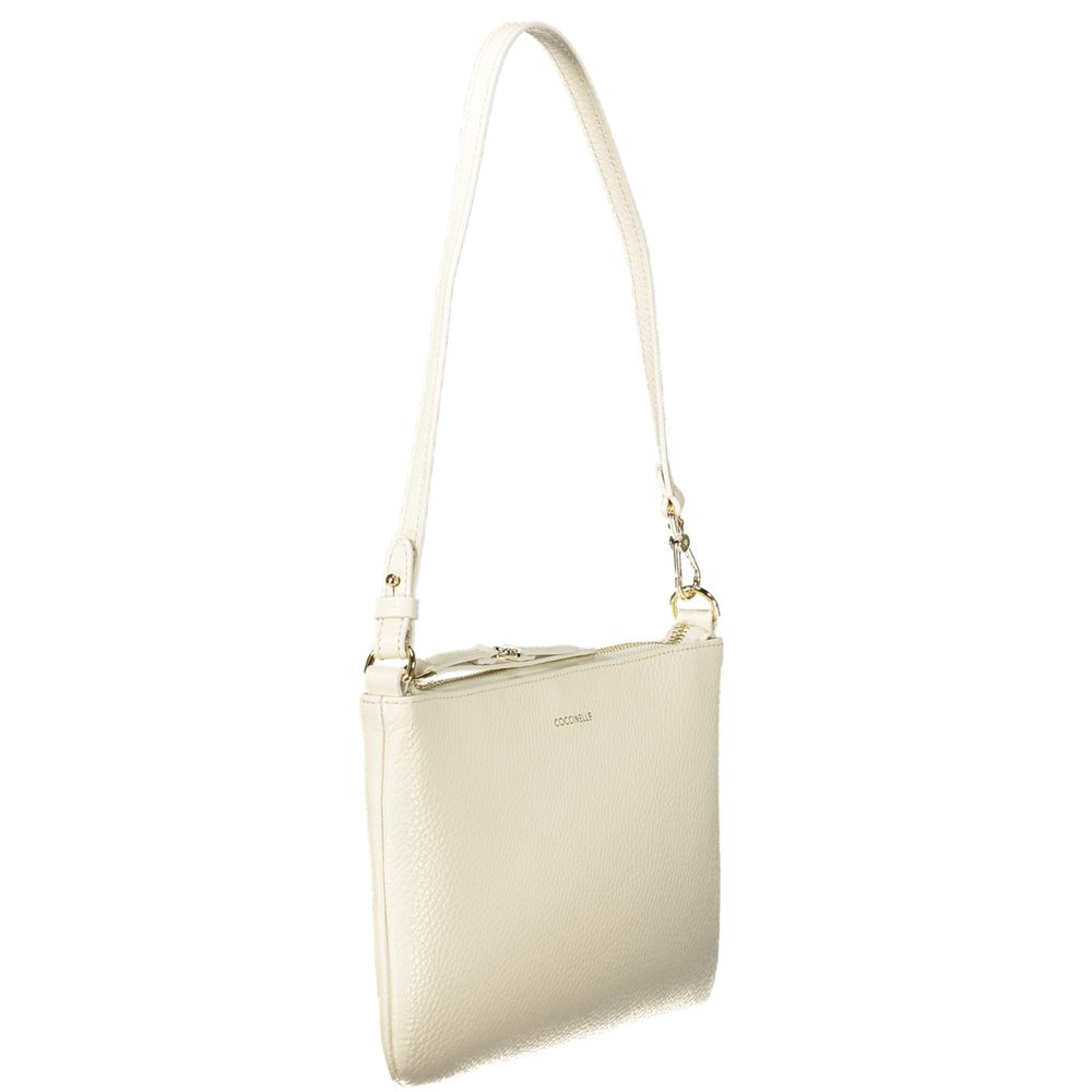 Coccinelle Bianco Leather Handbag