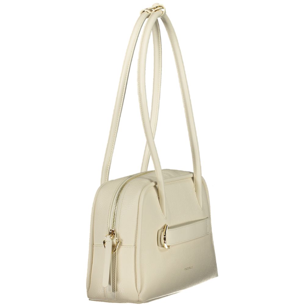 Coccinelle Bianco Pelle Handbag