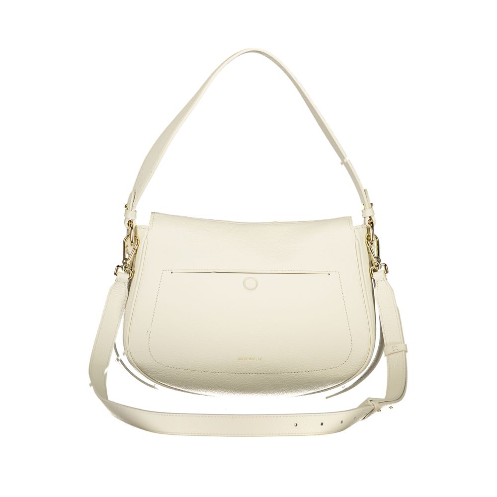 Coccinelle Bianco Pelle Handbag