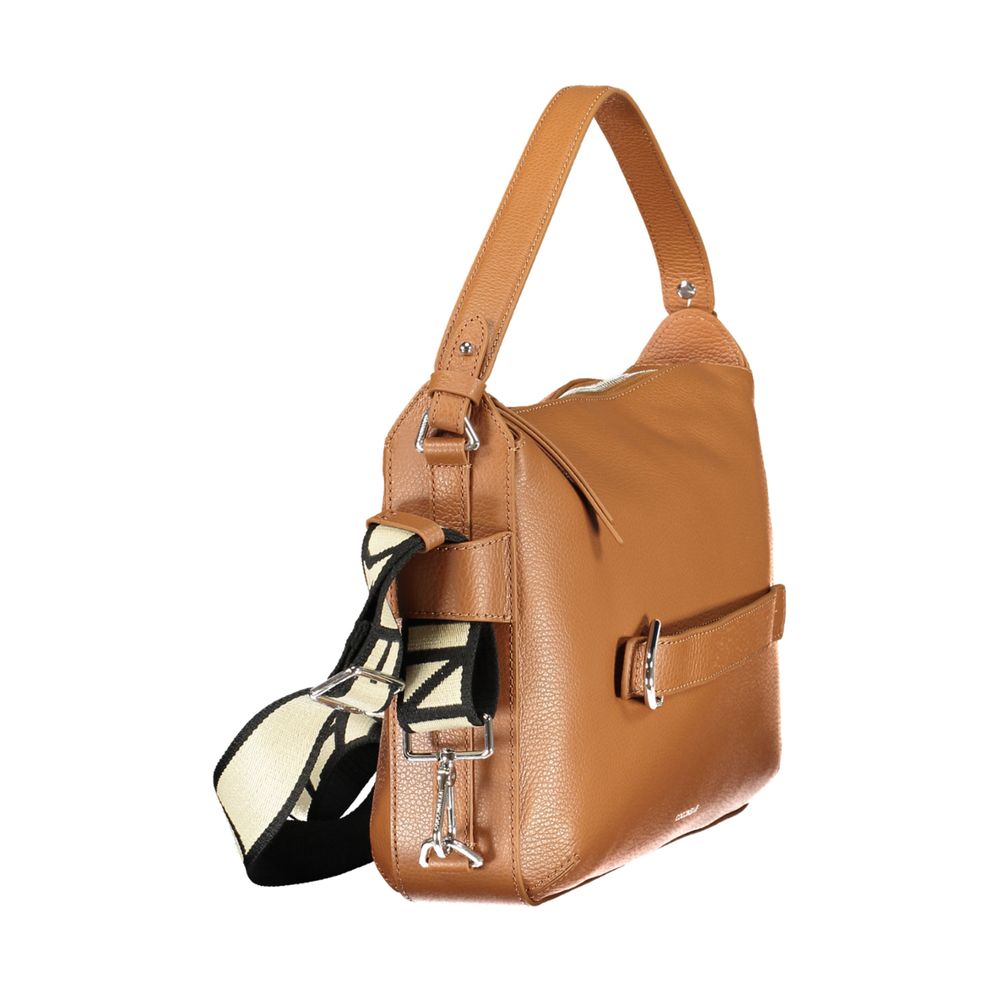 Coccinelle Marrone Leather Handbag