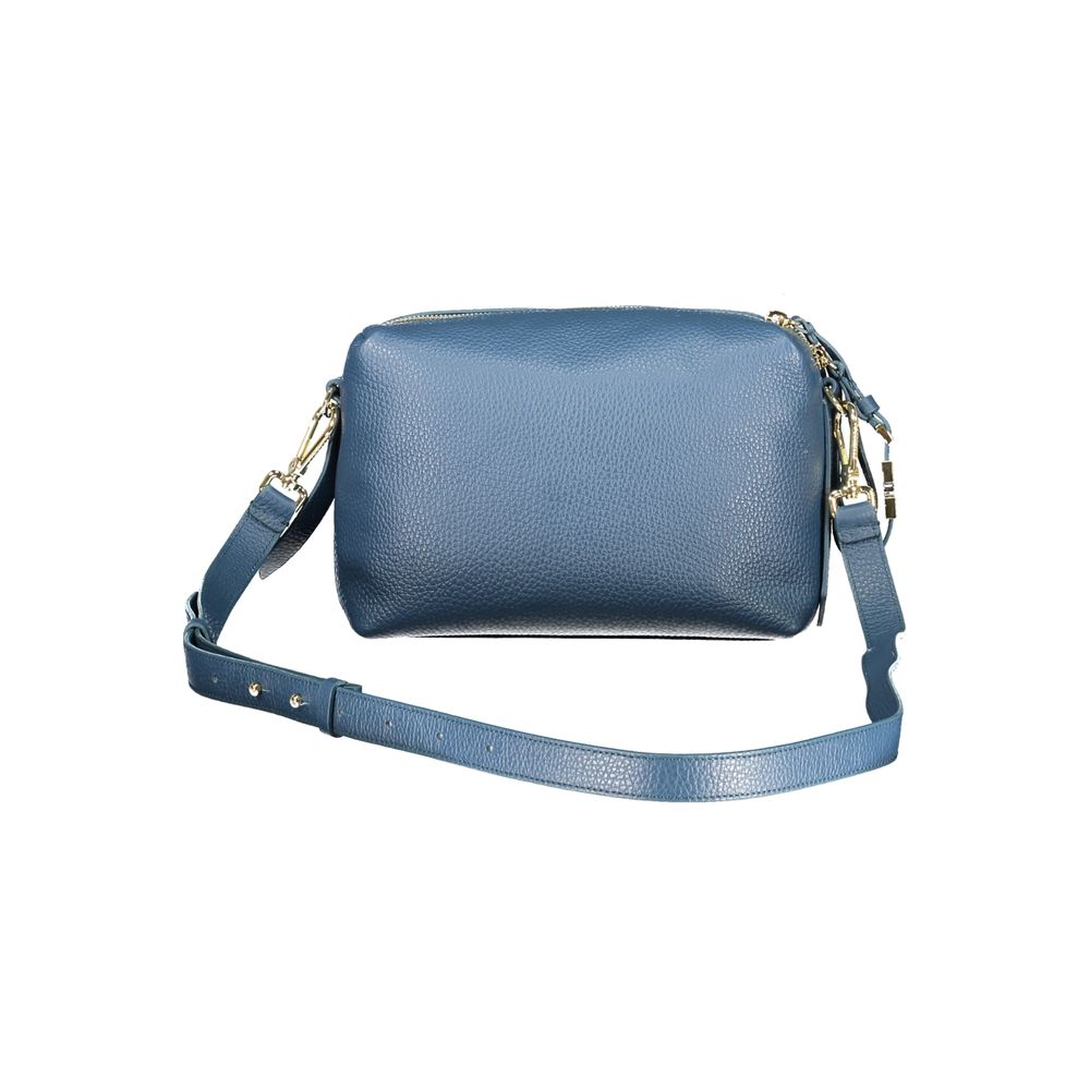 Coccinelle Blue Leather Shoulder Bag