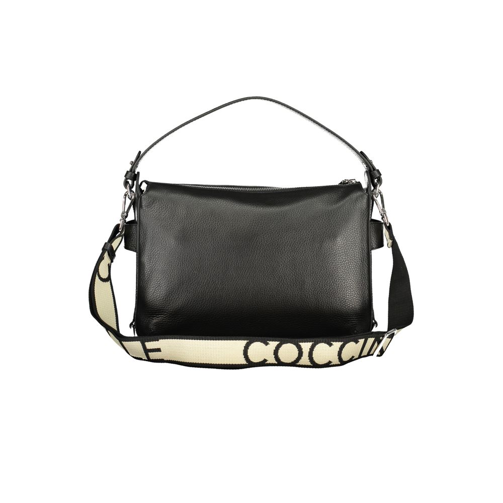 Coccinelle Nero Leather Ribbon Bag
