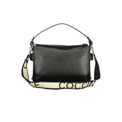 Coccinelle Nero Leather Ribbon Bag