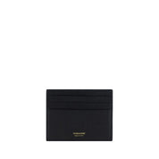 Ferragamo Black Calf Leather Card Holder