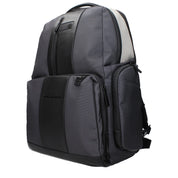 Piquadro Gray Recycled Nylon Backpack