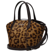 Dondup Brown Pony Skin Handbag