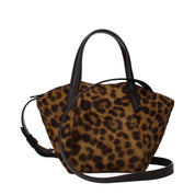 Dondup Brown Pony Skin Handbag