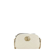 Gucci White Calf Leather Shoulder Bag