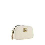 Gucci White Calf Leather Shoulder Bag