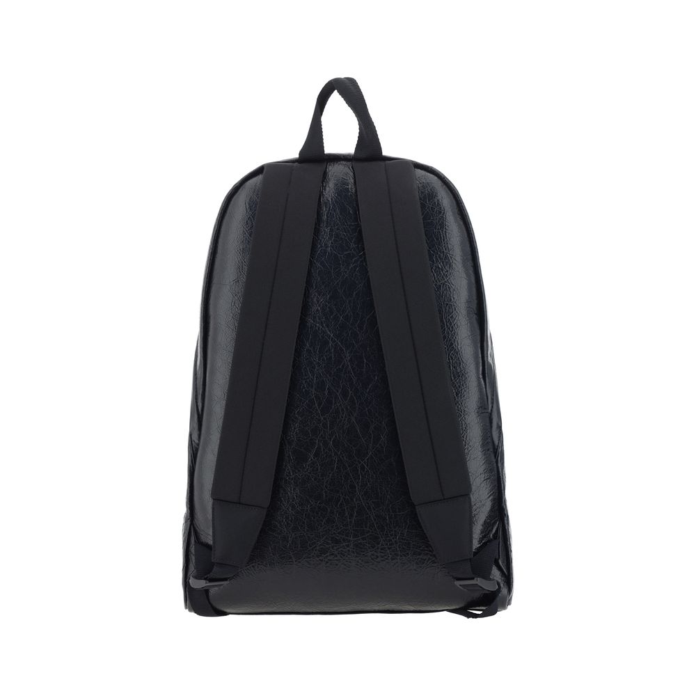 Balenciaga Black Calf Leather Backpack